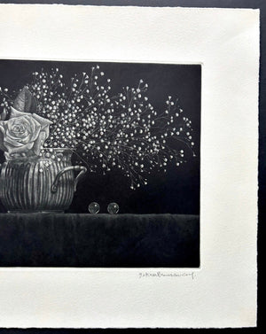 - Takujo no Hana ( Flowers on a Table) - Kazuo Yamaguchi - SAKURA FINE ART