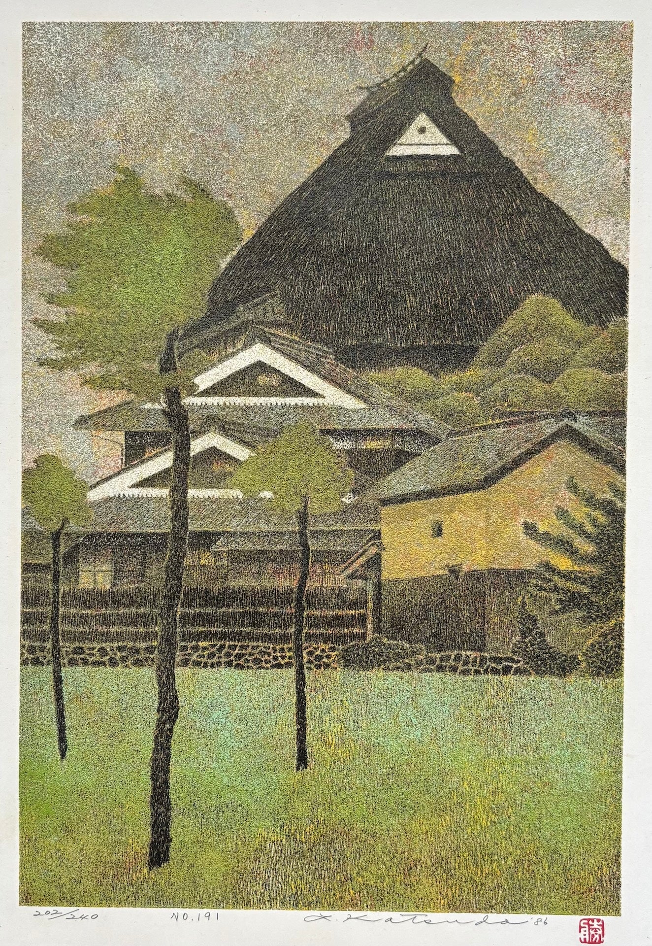  - Tanba no Ie (Private House in Tanba) - Yukio Katsuda - SAKURA FINE ART