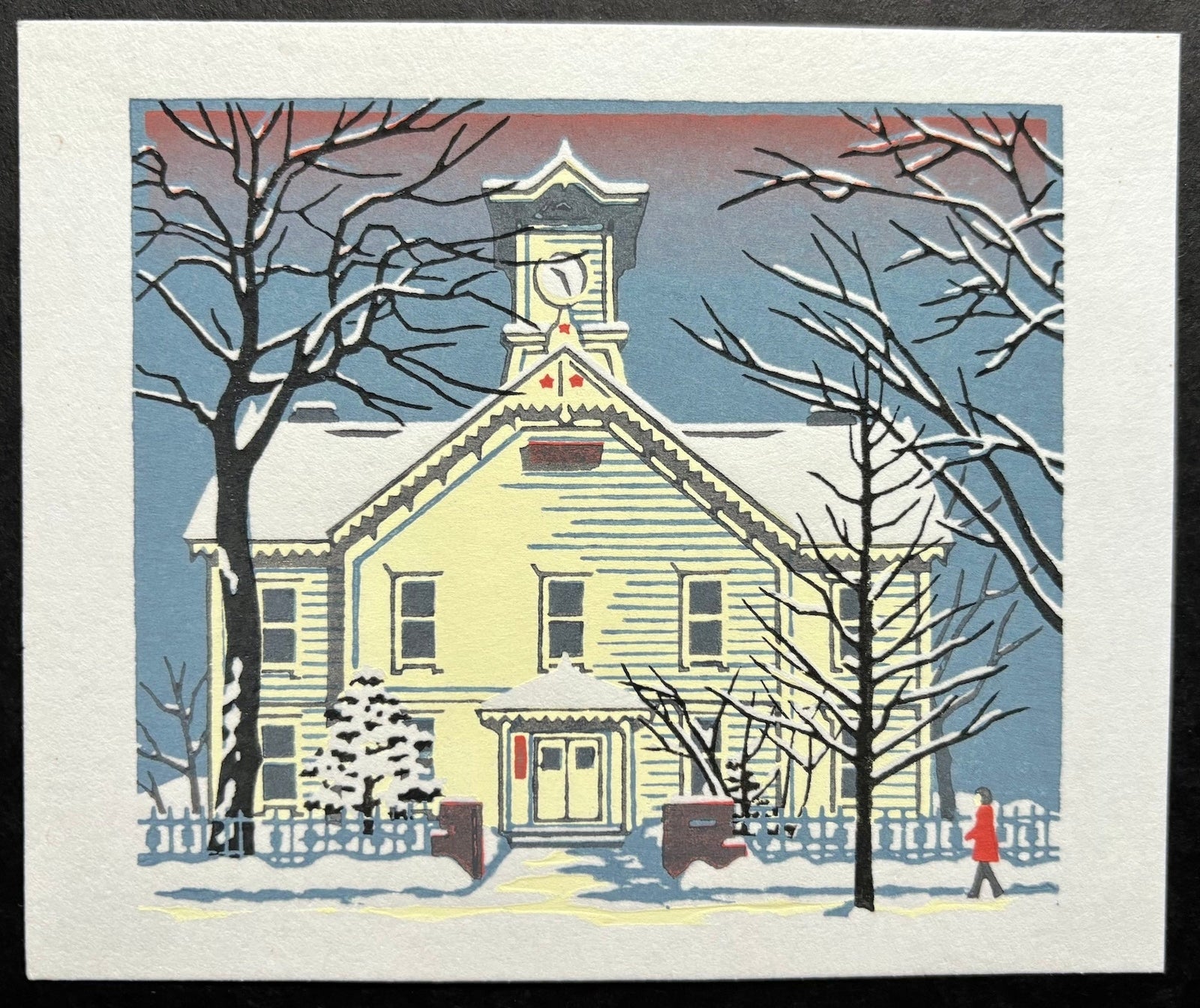  - The Clock Tower in Hokkaido - Yasushi Omoto - SAKURA FINE ART