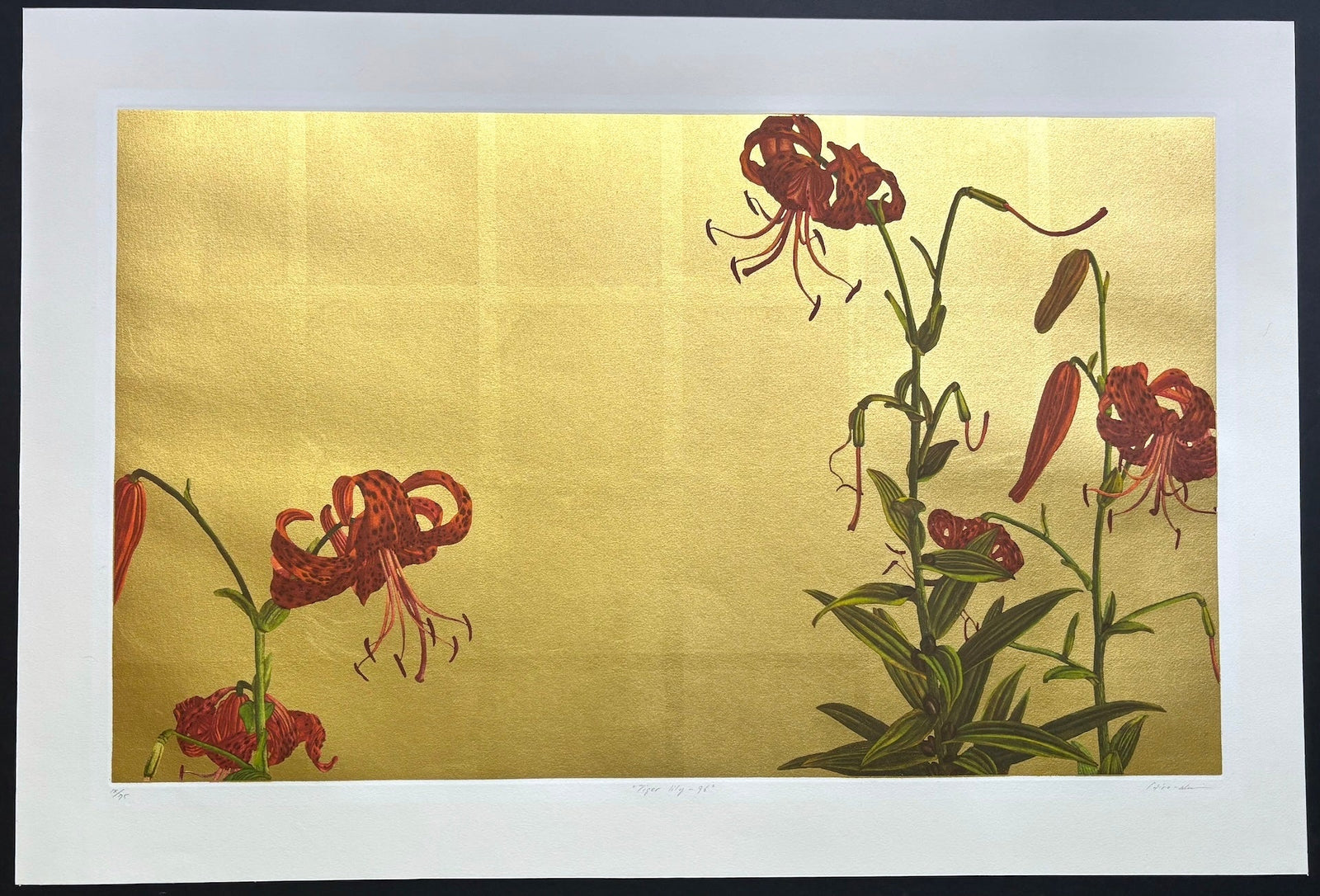 - Tiger lily - 96 - Hiroaki Miyayama - SAKURA FINE ART