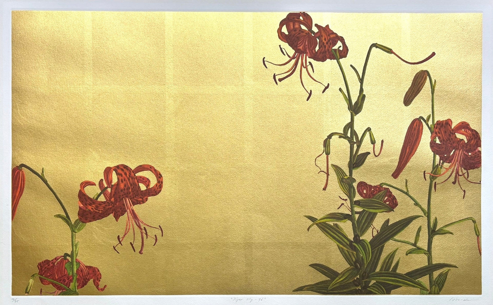 - Tiger lily - 96 - Hiroaki Miyayama - SAKURA FINE ART
