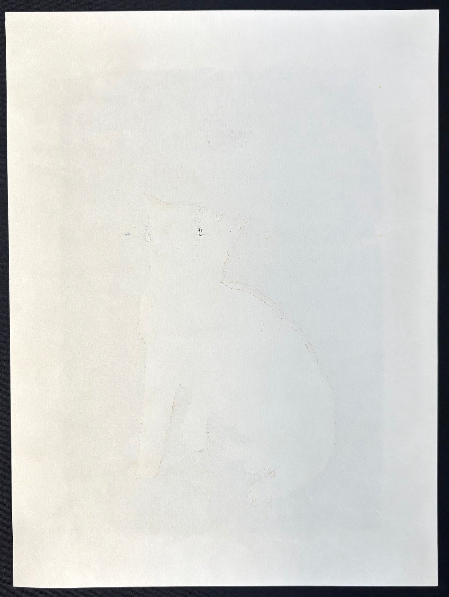  - Tobisaru (2) W (Got Away - 2, White Cat) - Tadashige Nishida - SAKURA FINE ART