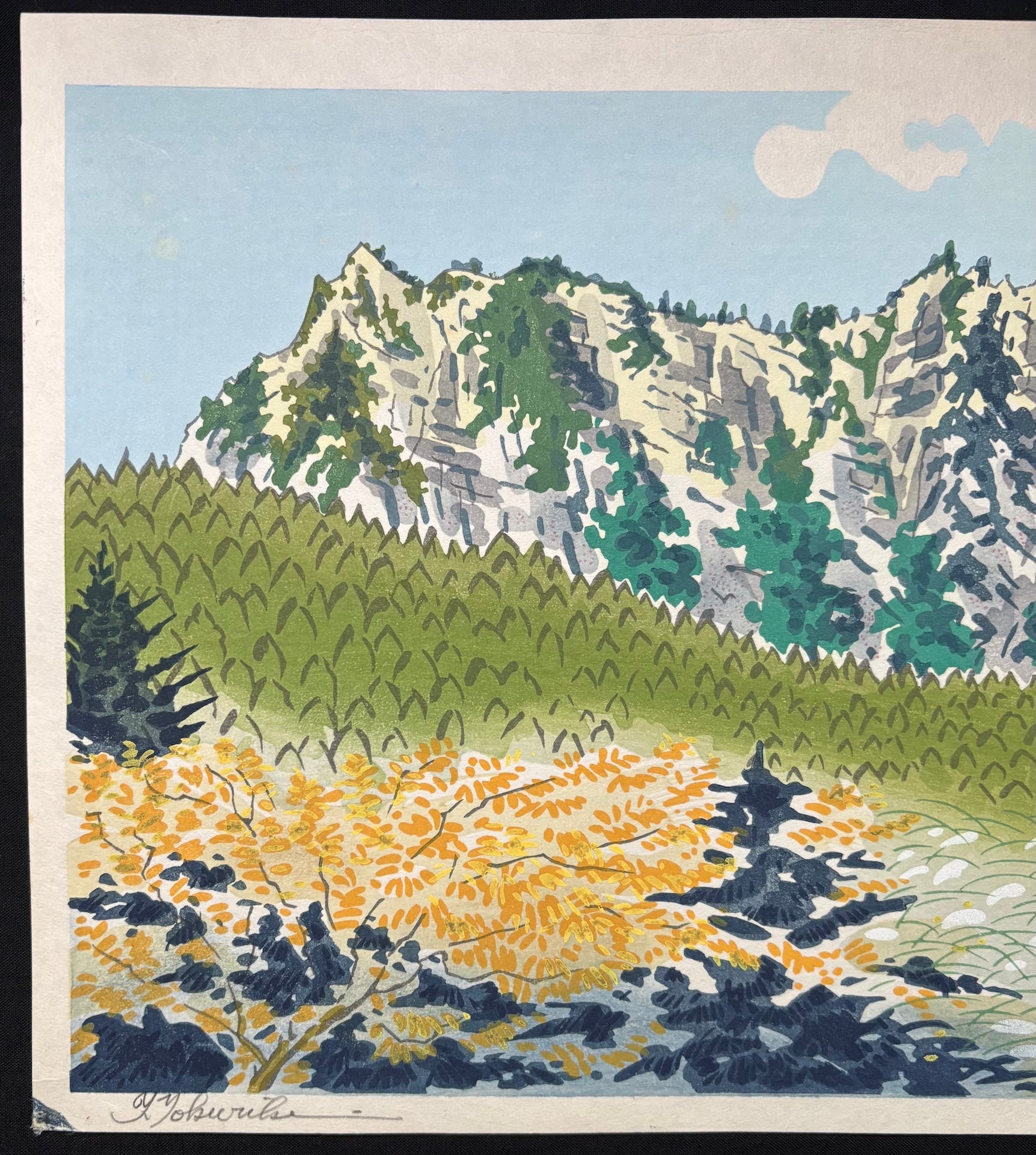  - Togakushi - yama (Mount Togakushi) - Tomikichiro Tokuriki - SAKURA FINE ART