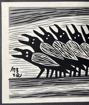  - Toritachi (The Birds), 1973 - Takeji Asano - SAKURA FINE ART