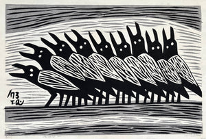  - Toritachi (The Birds), 1973 - Takeji Asano - SAKURA FINE ART