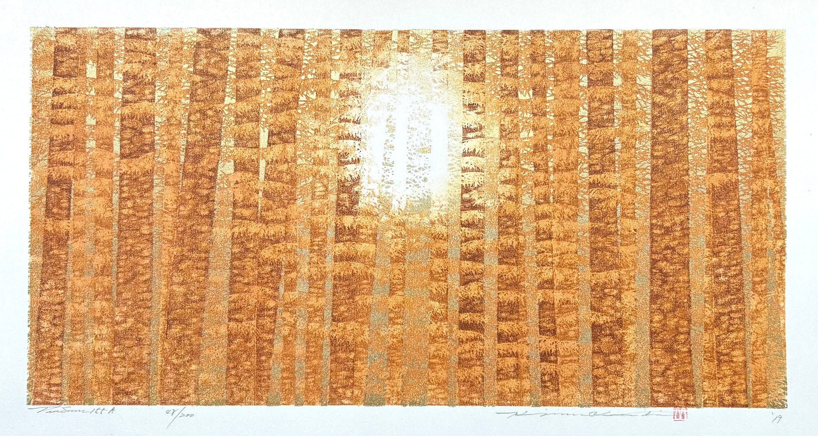  - Tree Scene 155 A - Hajime Namiki - SAKURA FINE ART