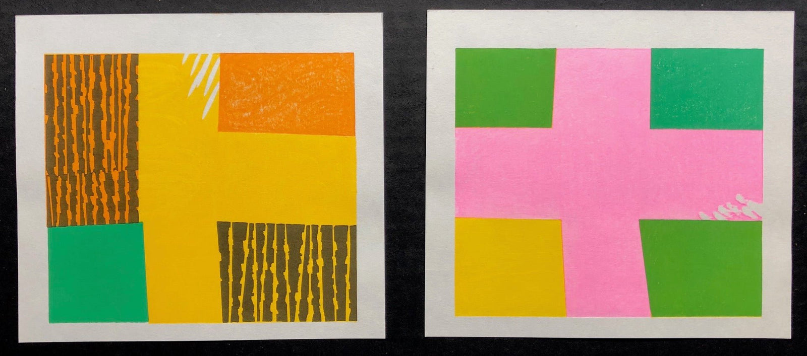  - Two Abstract Designs, #1 - Yoshisuke Funasaka - SAKURA FINE ART