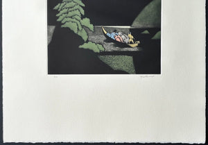  - "Ukifune” (A Boat upon the Waters) from The Tale of Genji - Kaoru Saito - SAKURA FINE ART