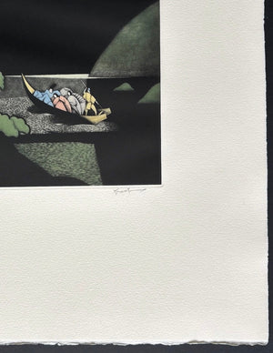  - "Ukifune” (A Boat upon the Waters) from The Tale of Genji - Kaoru Saito - SAKURA FINE ART