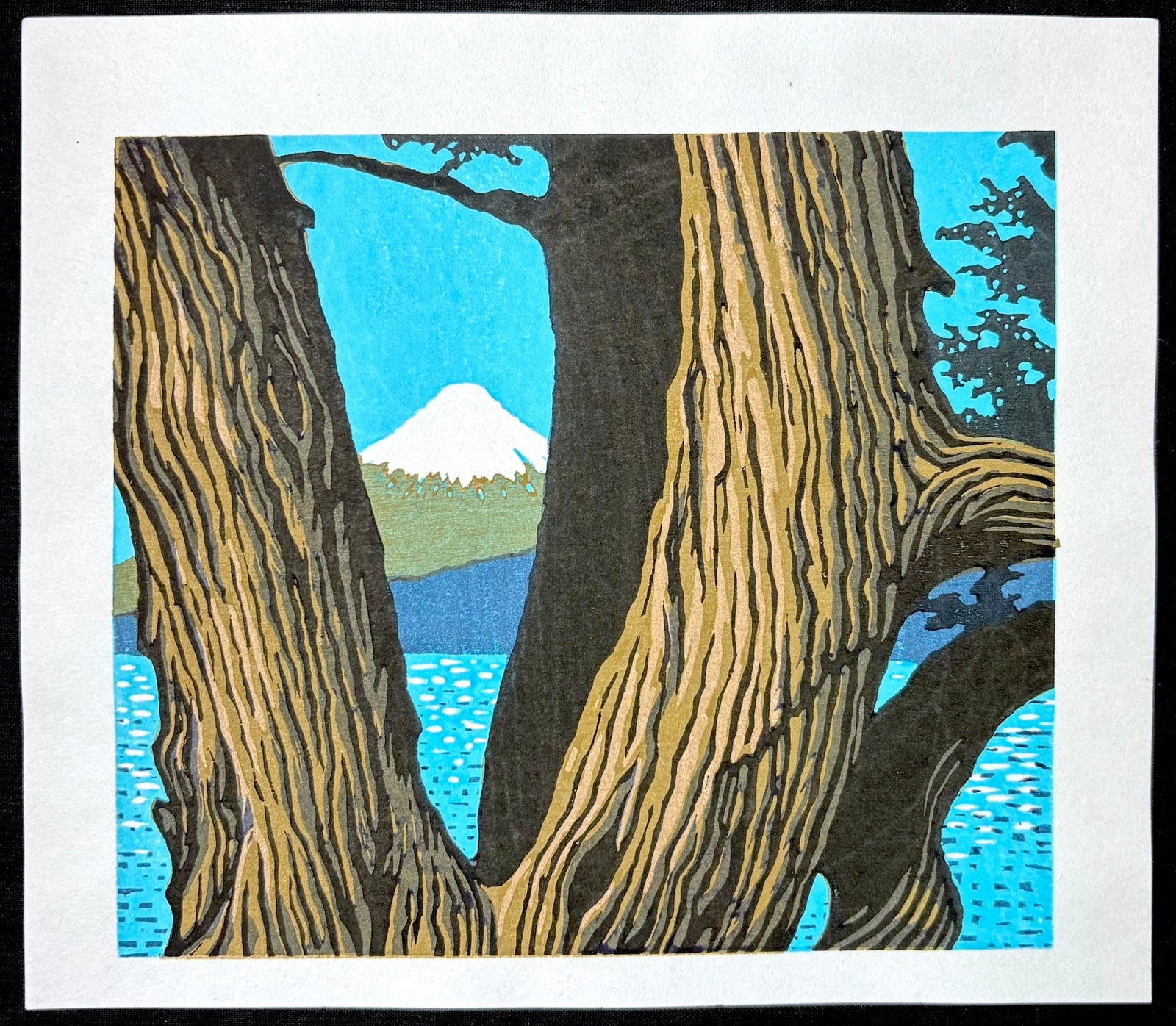  - View of Mount Fuji Through the Trees - Koichi Maeda - SAKURA FINE ART