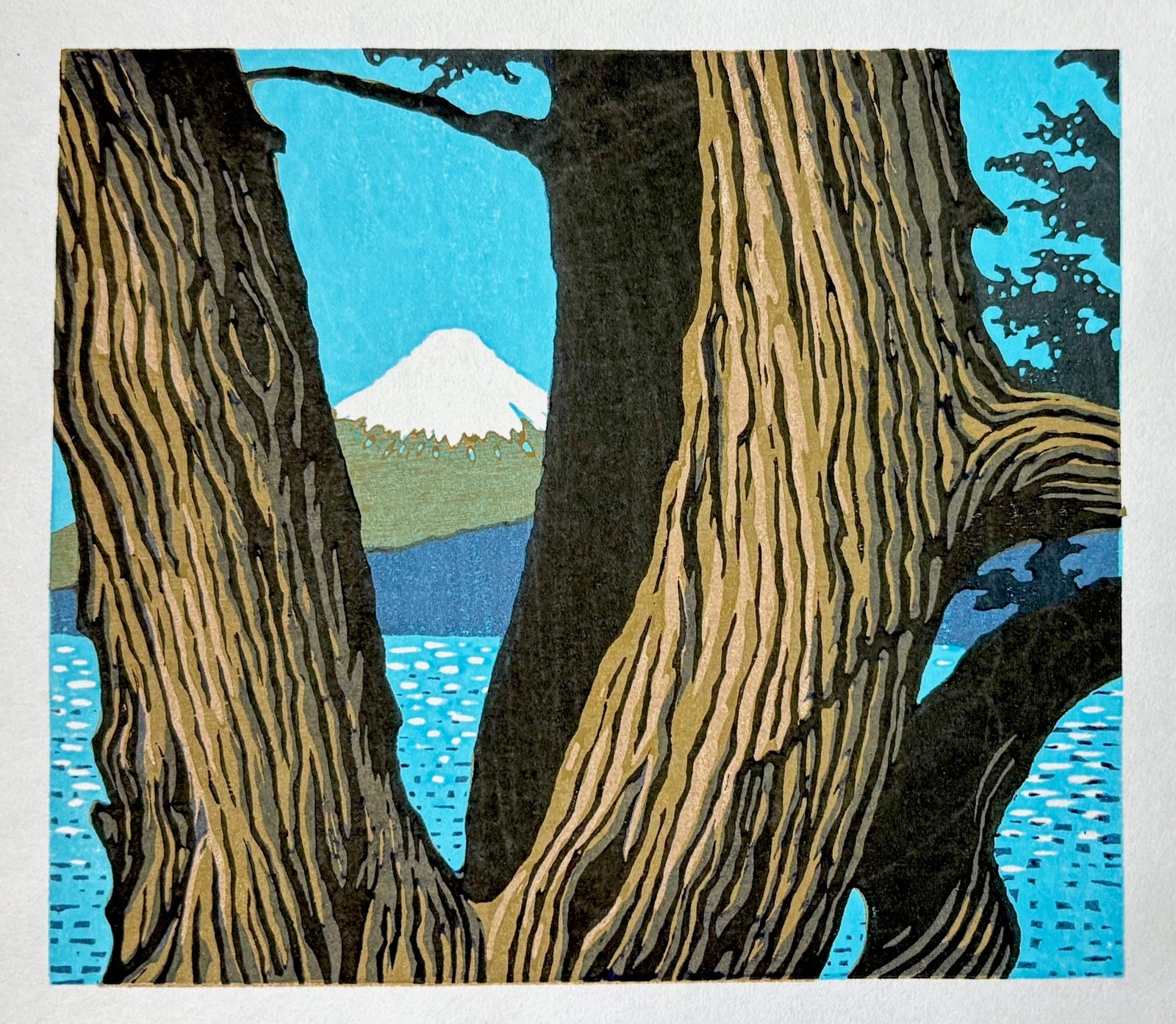  - View of Mount Fuji Through the Trees - Koichi Maeda - SAKURA FINE ART