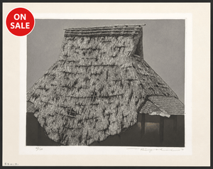 - Warayane, Kuro (Thatched Roof, Black) - Ryohei Tanaka - SAKURA FINE ART