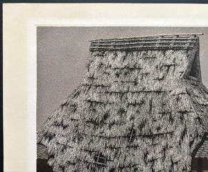 - Warayane, Kuro (Thatched Roof, Black) - Ryohei Tanaka - SAKURA FINE ART