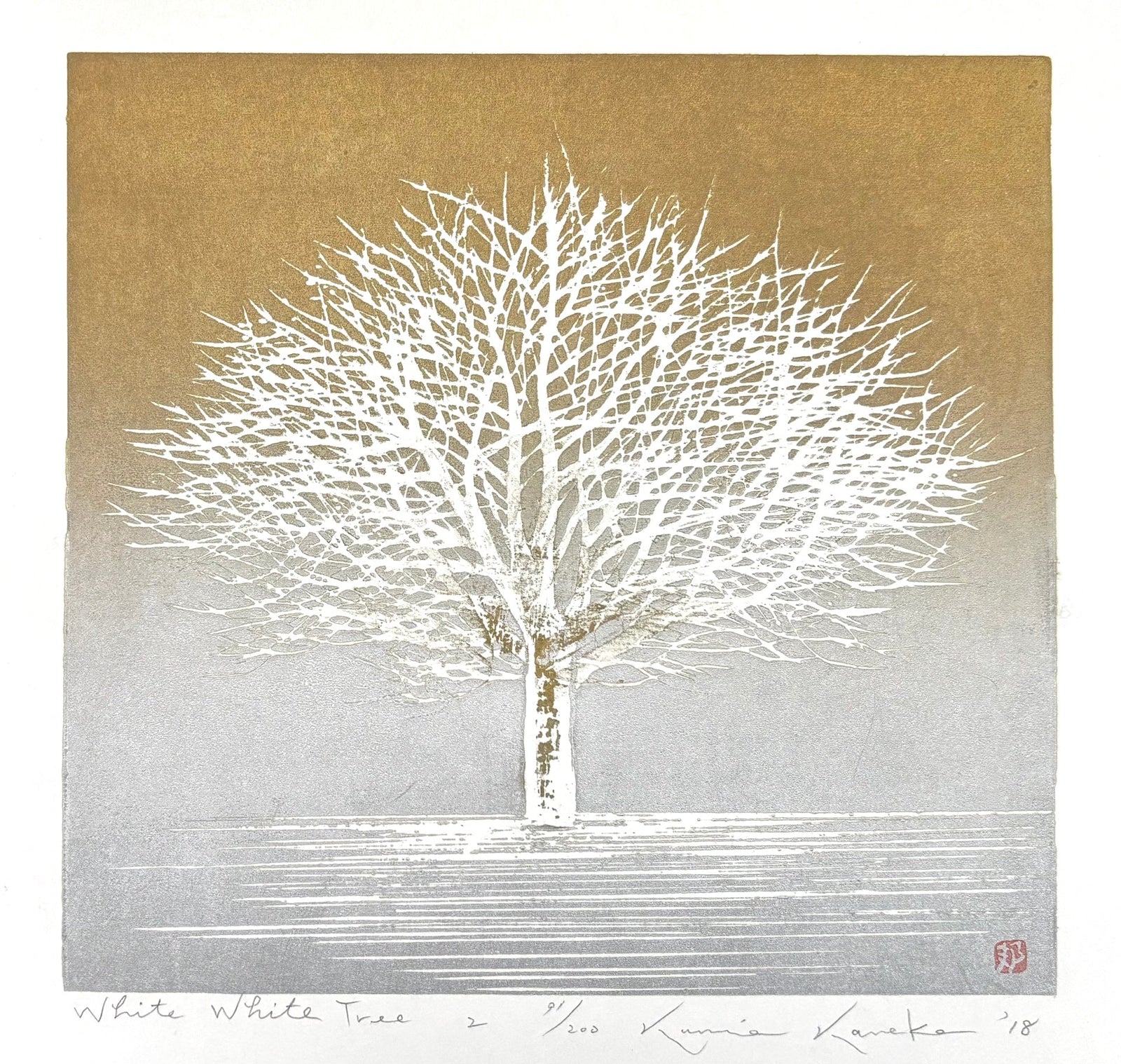  - White White Tree 2 - Kunio Kaneko - SAKURA FINE ART
