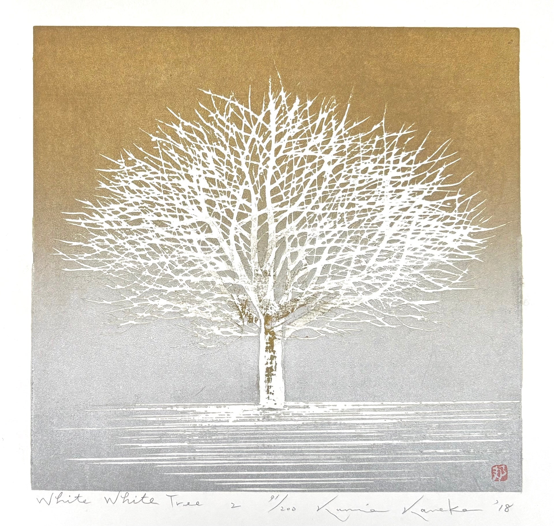  - White White Tree 2 - Kunio Kaneko - SAKURA FINE ART