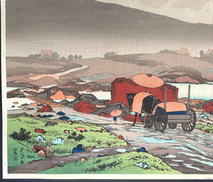- Yabakei (Rain at Yabakei) - Goyo Hashiguchi - SAKURA FINE ART