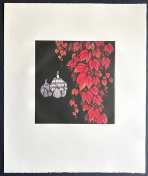  - "Yadorigi” (The Mistletoe) from The Tale of Genji - Kaoru Saito - SAKURA FINE ART