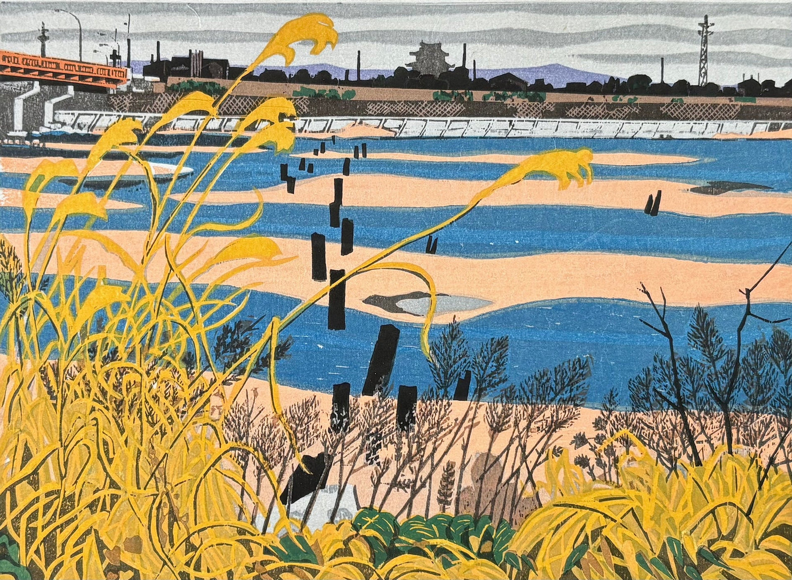  - Yahagi - gawa (Yahagi River) - Fumio Kitaoka - SAKURA FINE ART