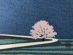  - Yamazato Shunkou (Spring Light at Mountain Village) - Tatsuo Kawashima - SAKURA FINE ART