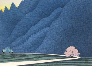  - Yamazato Shunkou (Spring Light at Mountain Village) - Tatsuo Kawashima - SAKURA FINE ART