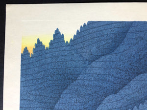  - Yamazato Shunkou (Spring Light at Mountain Village) - Tatsuo Kawashima - SAKURA FINE ART