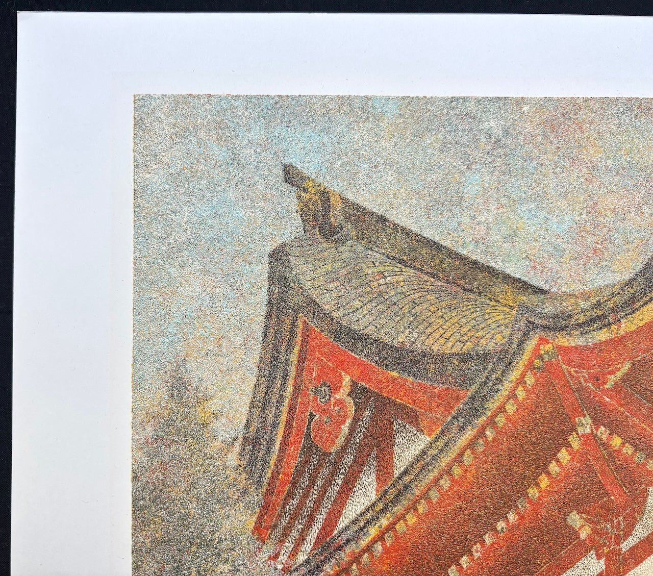  - Yokawa Chudo of Enryaku - ji Temple on Mt. Hiei in Autumn - Yukio Katsuda - SAKURA FINE ART