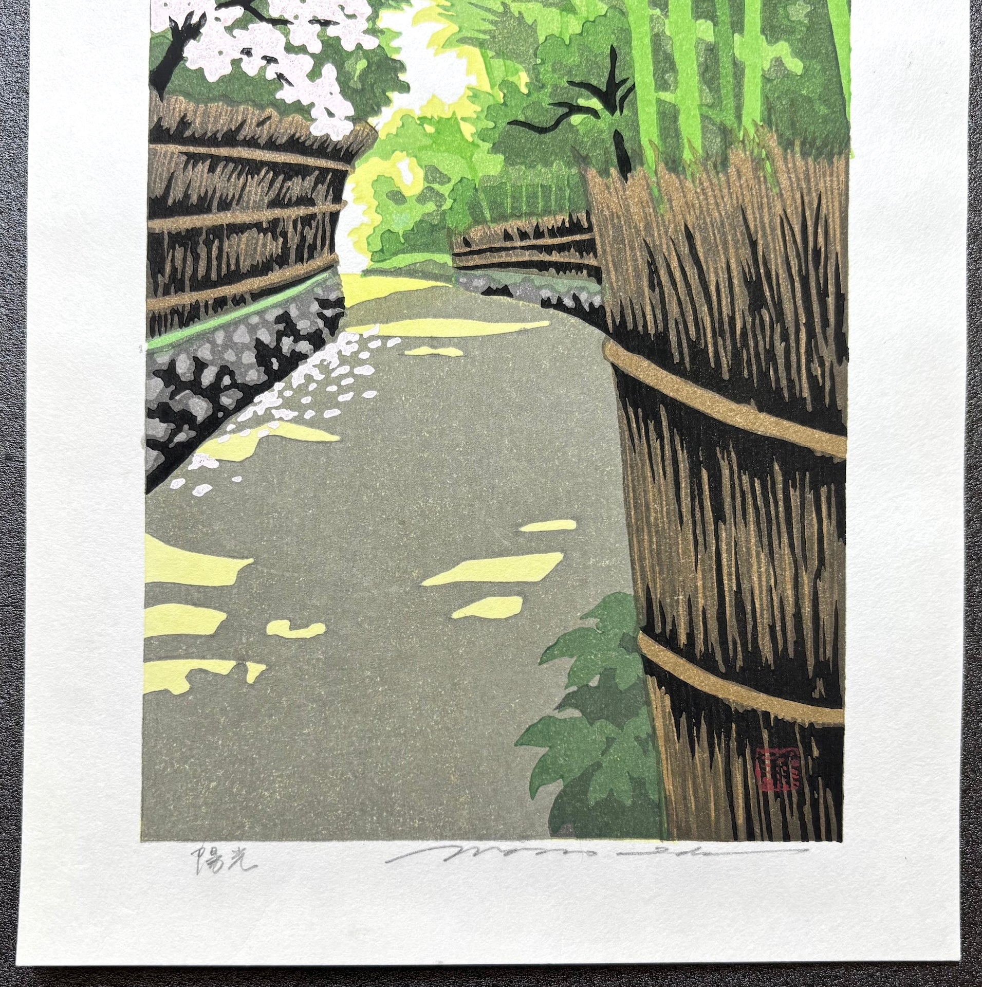  - Yōkō (Sunlight at Sagano, Kyoto) - Masao Ido - SAKURA FINE ART