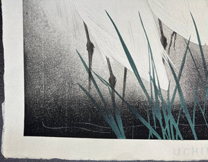  - Yosame ni Shirasagi (White Egrets in the Night Rain) - Koei Hashimoto - SAKURA FINE ART