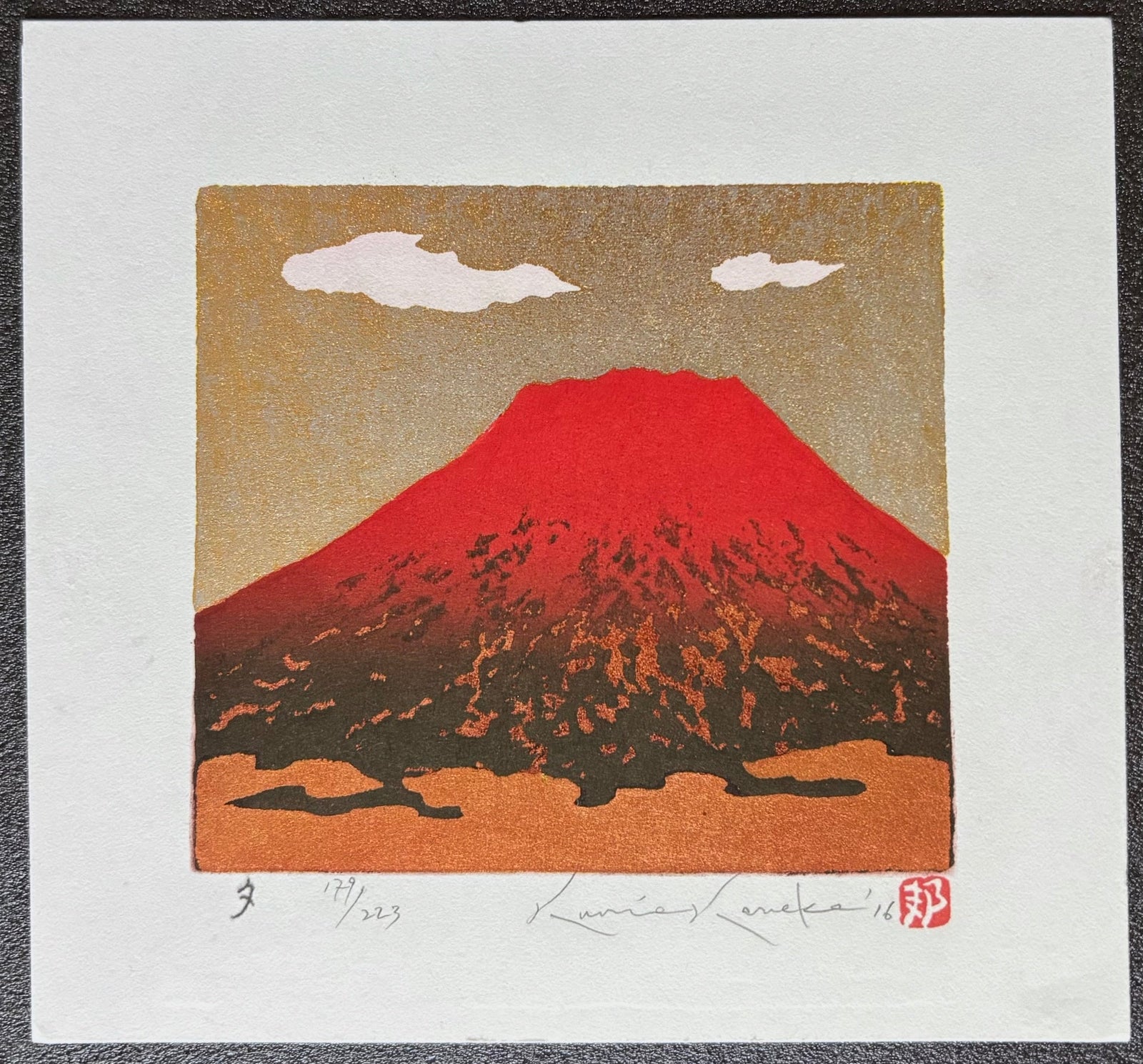  - Yu (Mt.Fuji in Sunset) - Kunio Kaneko - SAKURA FINE ART