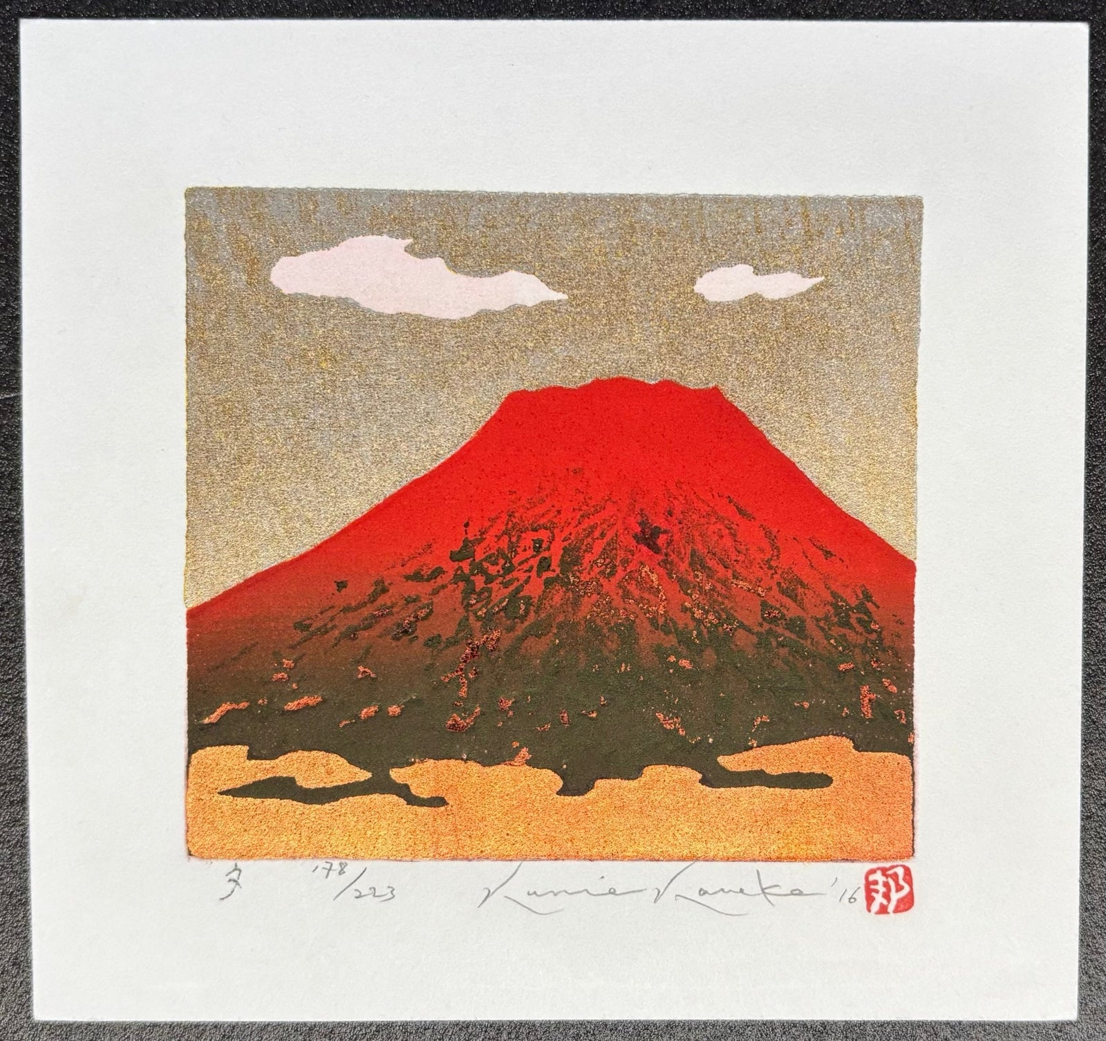  - Yu (Mt.Fuji in Sunset) - Kunio Kaneko - SAKURA FINE ART