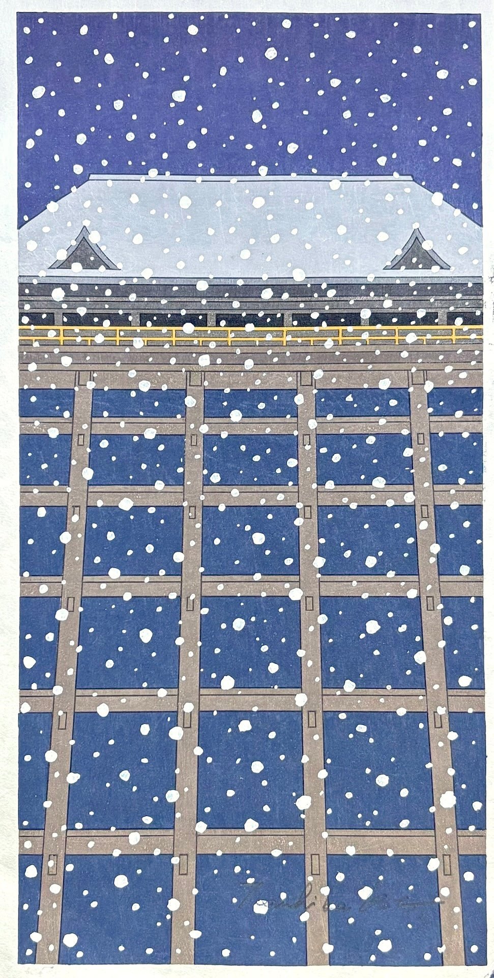  - Yuki butai (Kiyomizu Temple in Snow) - Teruhide Kato - SAKURA FINE ART