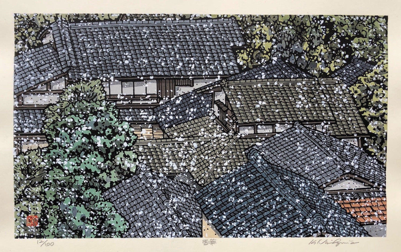  - Yuki Hana (Snow Flowers) - Katsuyuki Nishijima - SAKURA FINE ART