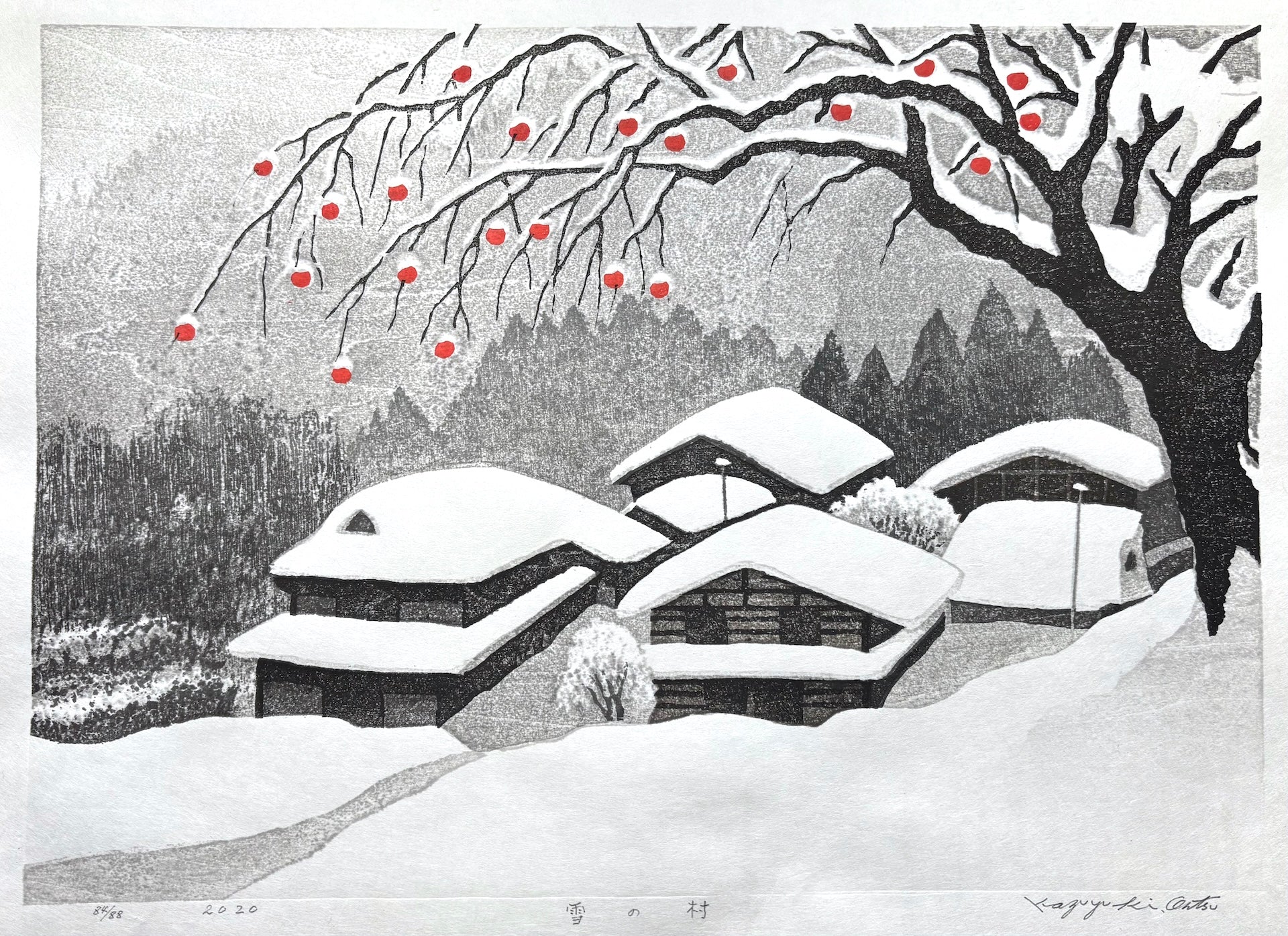  - Yuki no Mura (Snow Village) - SAKURA FINE ART