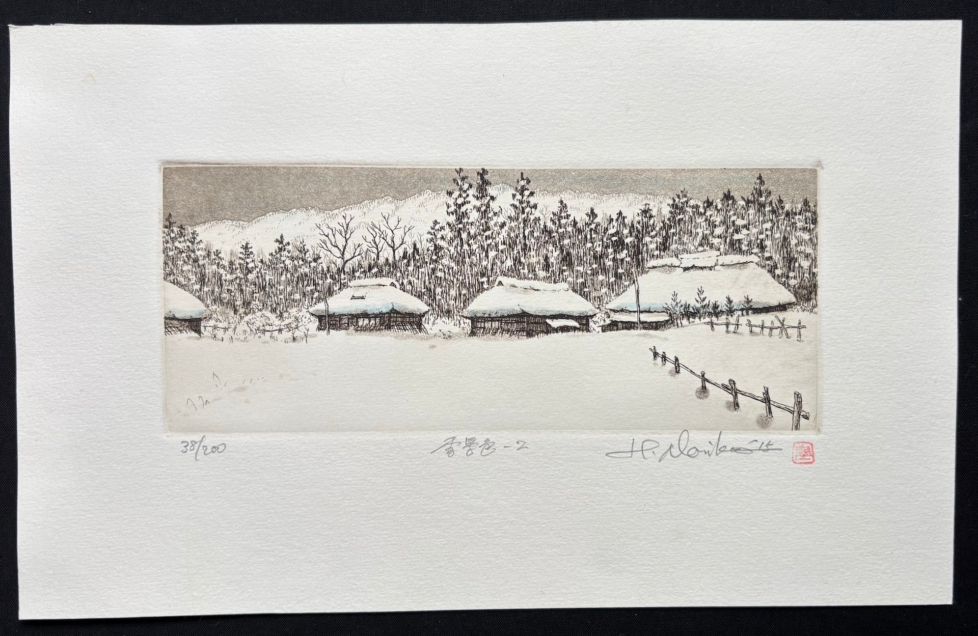  - Yukigeshiki - 2 ( Snow Scene - 2 ) - SAKURA FINE ART