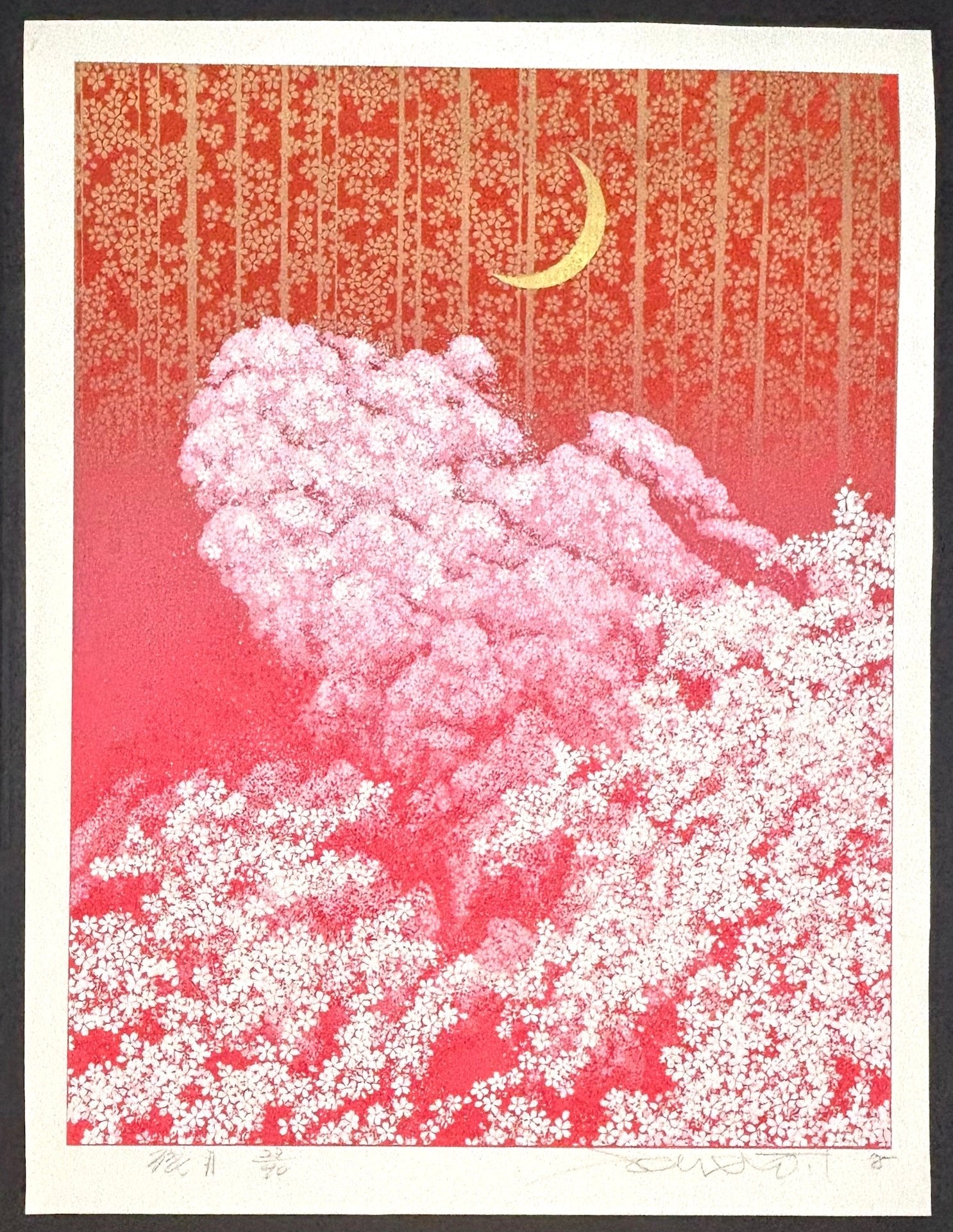 - Zangetsu (Lingering Moon) - Soho Ikegami - SAKURA FINE ART