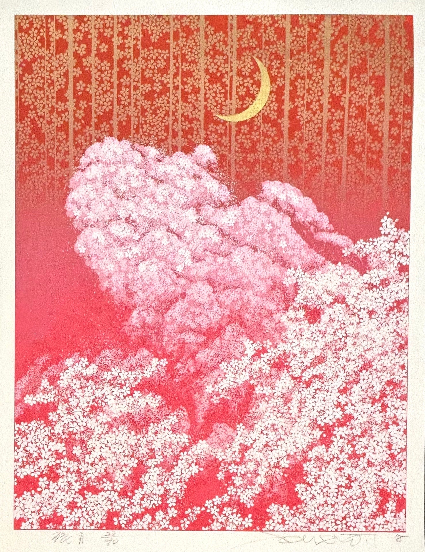 - Zangetsu (Lingering Moon) - Soho Ikegami - SAKURA FINE ART