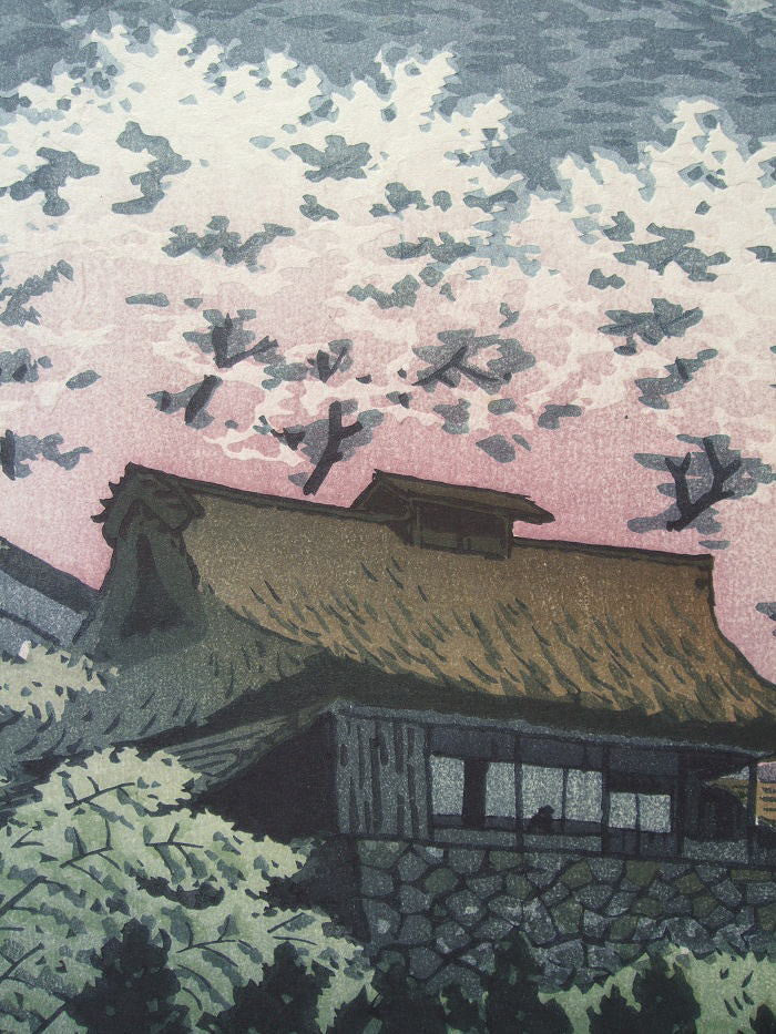 Sanka no Haru  (Mountain Cottage in Spring) - SAKURA FINE ART