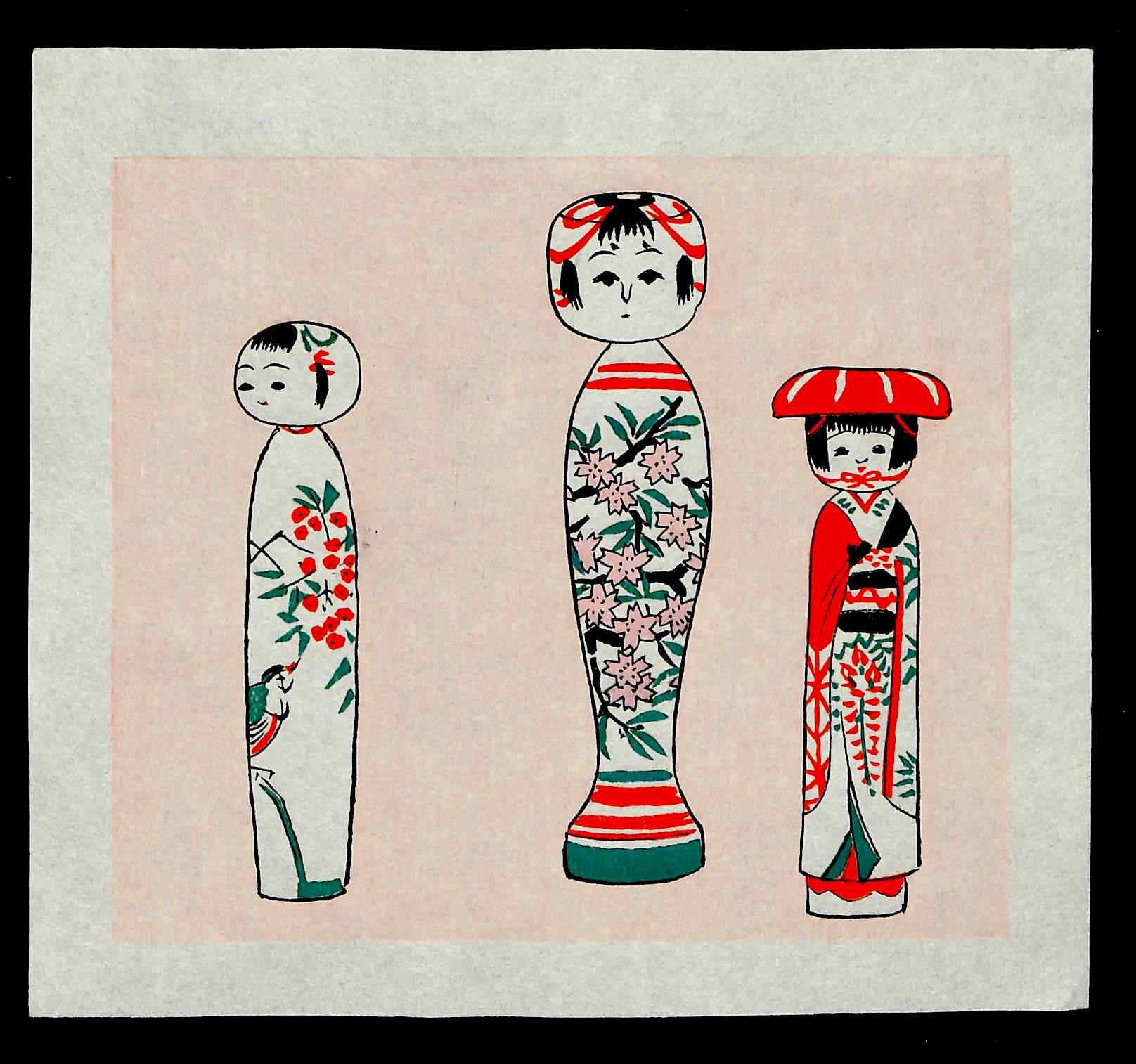 - Kokeshi Dolls -