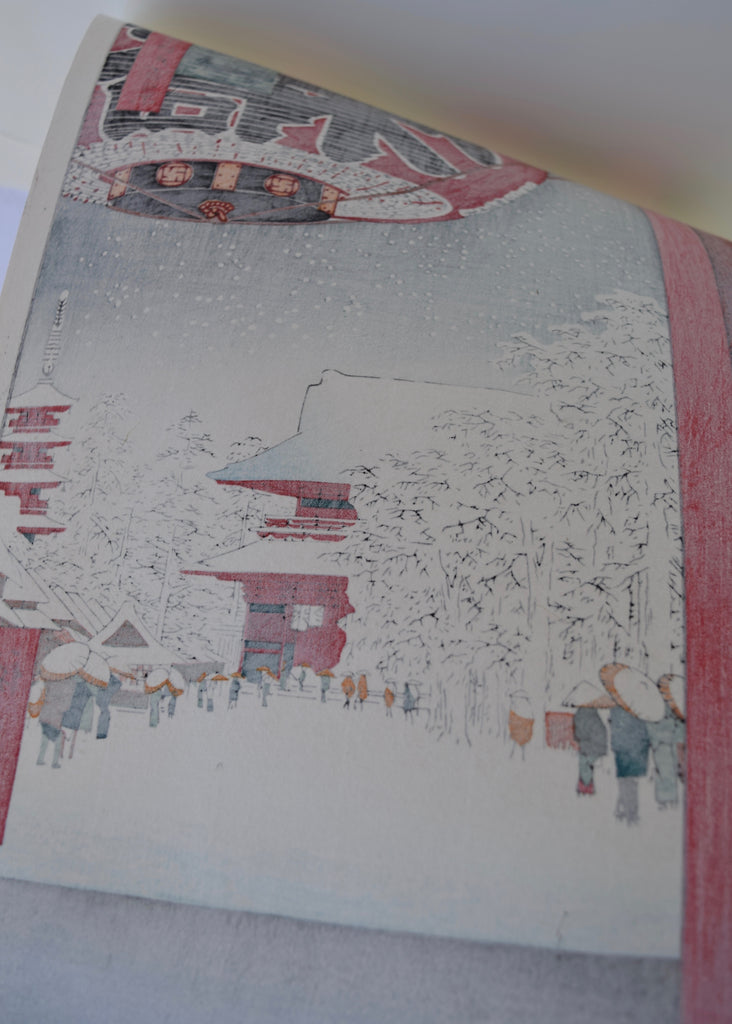 Kinryuzan Sensoji Temple (One Hundred Famous Views of Edo) - SAKURA FINE ART