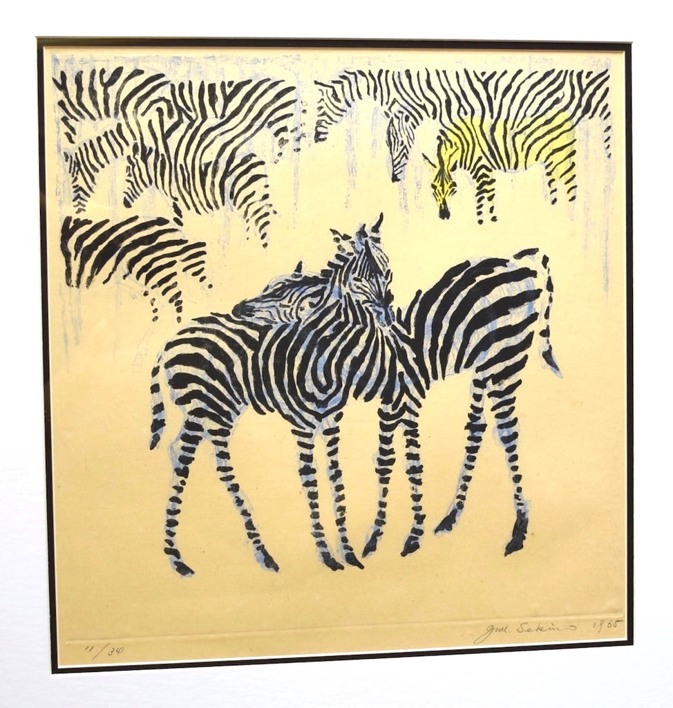 Zebra, Mure kara hanarete (Away From the Herd),  1965 - SAKURA FINE ART