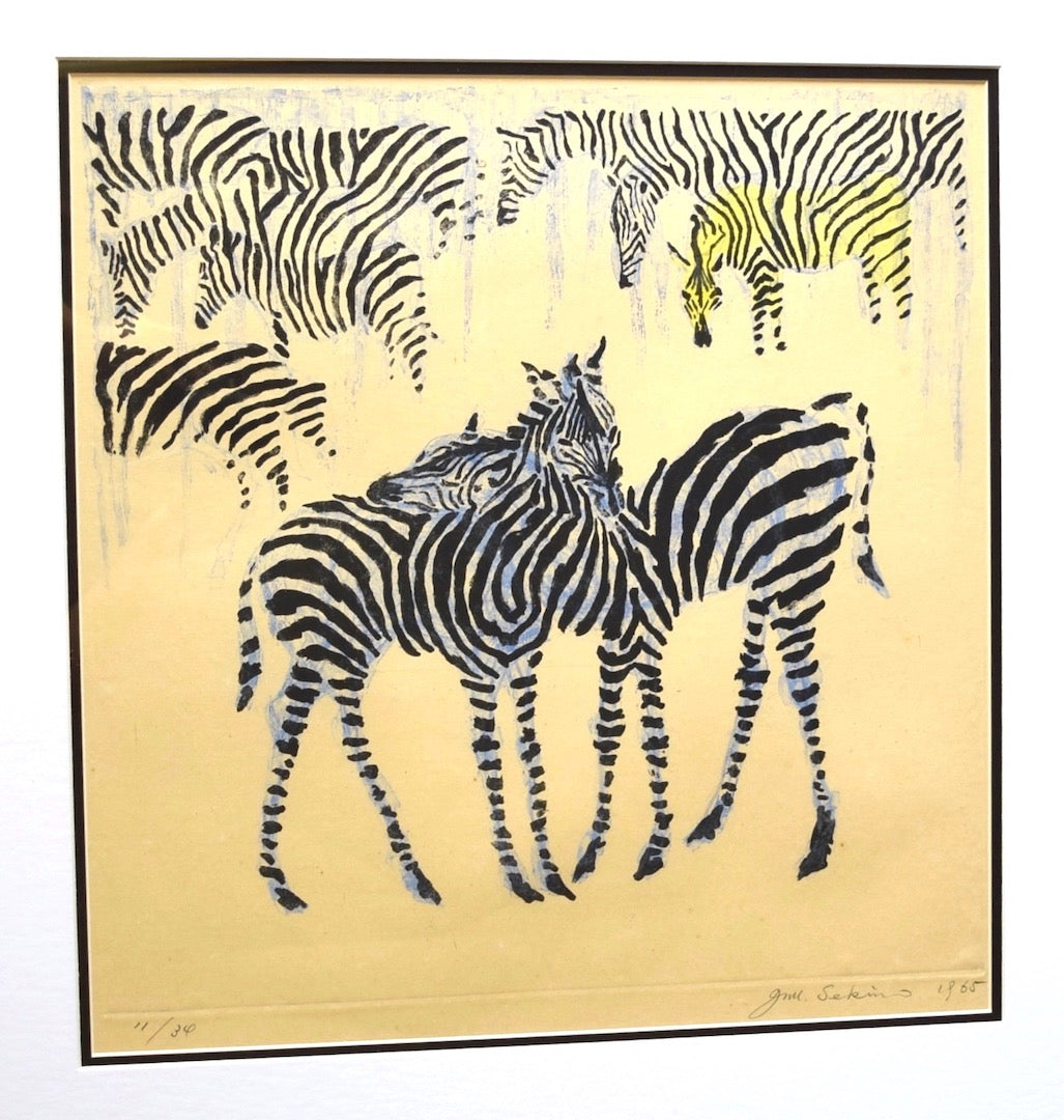 Zebra, Mure kara hanarete (Away From the Herd),  1965 - SAKURA FINE ART