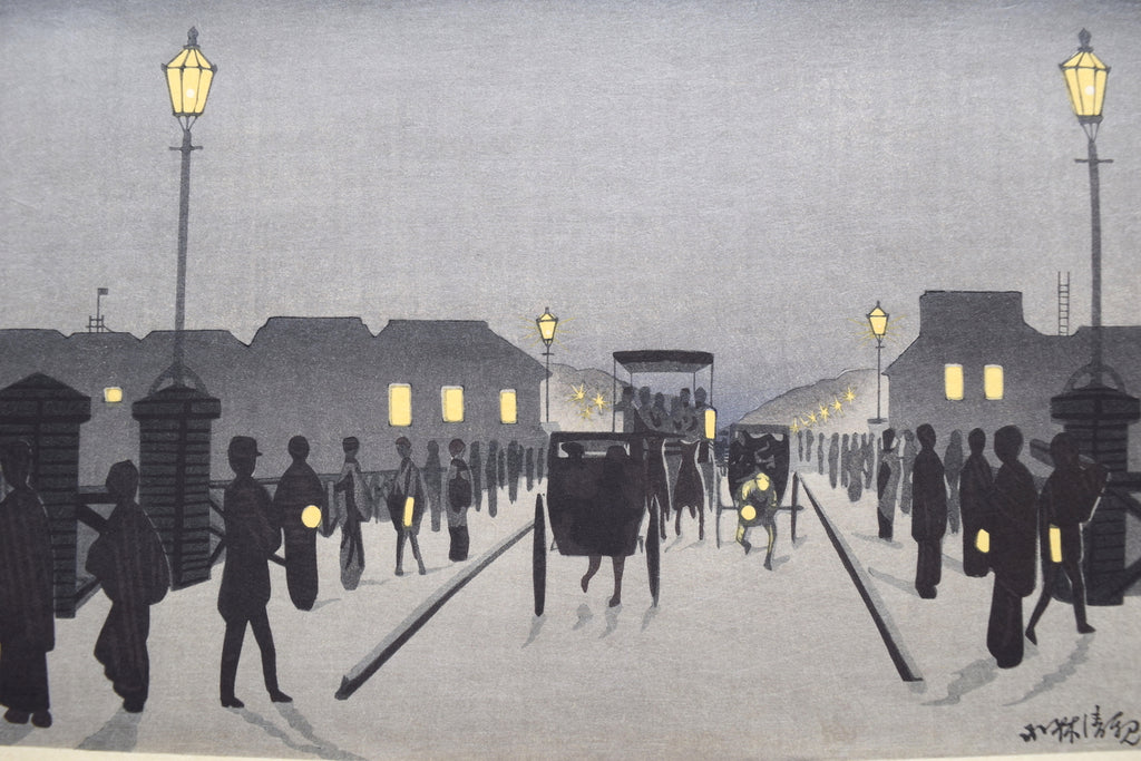 Nihonbashi Yoru  (The Night at the Nihonbashi Bridge) - SAKURA FINE ART