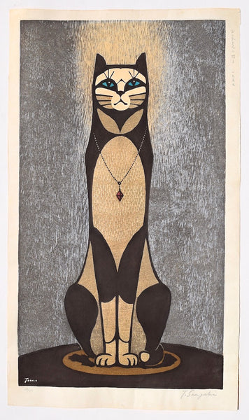 Cat with Pendant - SAKURA FINE ART