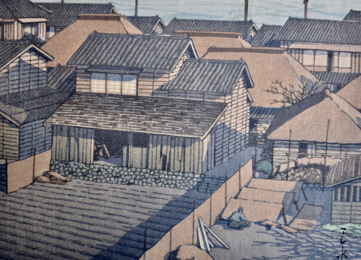 Motoyoshiwara no asa  (Motoyoshiwara at Morning) - SAKURA FINE ART