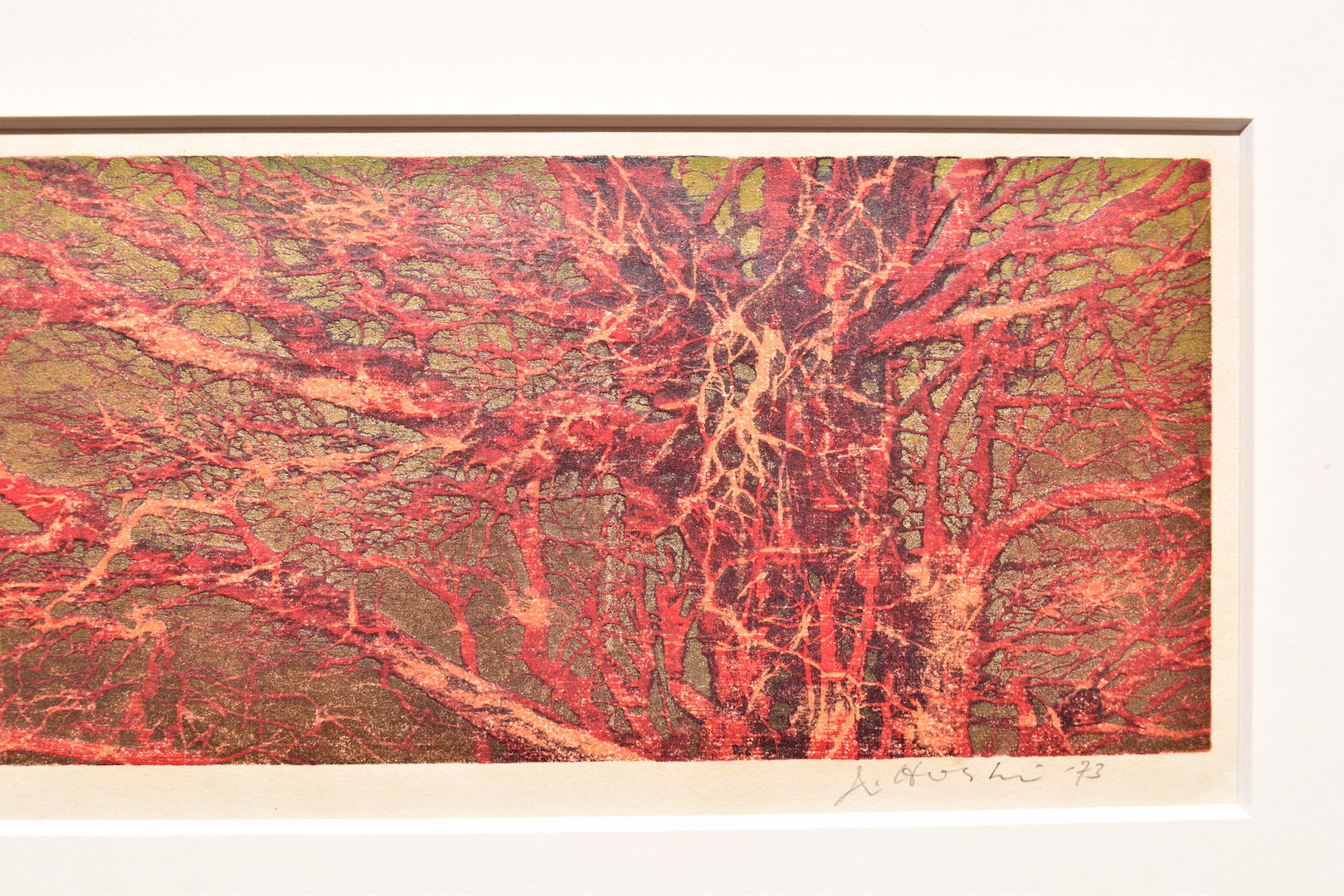 Red branches - SAKURA FINE ART