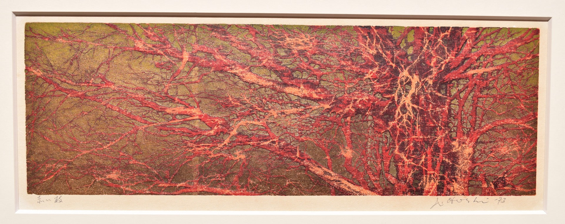 Red branches - SAKURA FINE ART