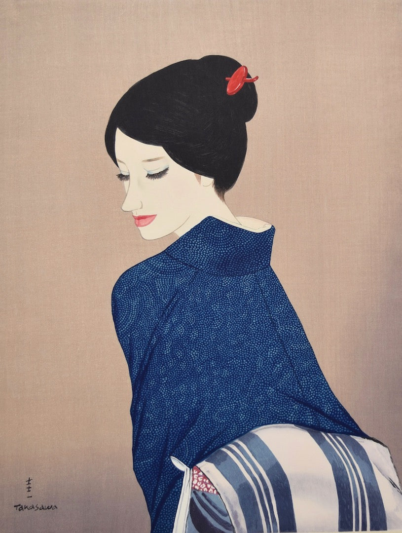 Same Komon  (Beauty in Traditional Kimono) - SAKURA FINE ART