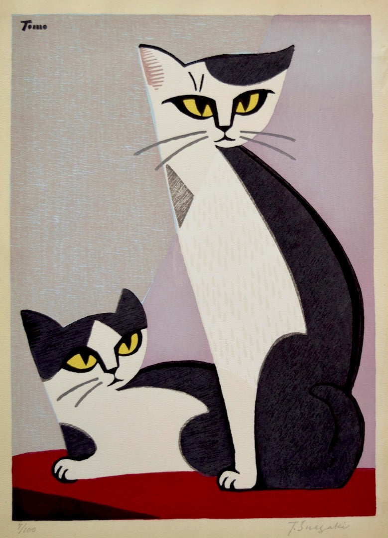 Two Cats - SAKURA FINE ART