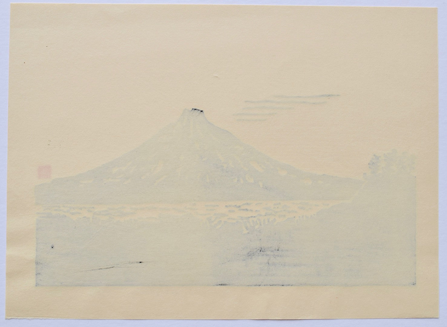 Mt. Fuji  from Koshu, Nishinoko Lake - SAKURA FINE ART