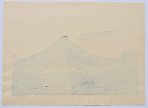 Mt. Fuji  from Koshu, Nishinoko Lake - SAKURA FINE ART